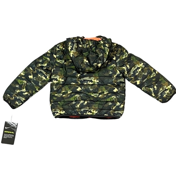 COPY - Nike Baby Boys Hooded Puffer Jacket Size 24 Months Camo Full Zip Water R… - Picture 5 of 13